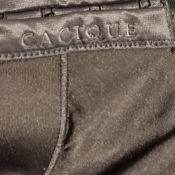 CACIQUE 48D BLACK Women's Intimate Bra - Picture 3 of 7